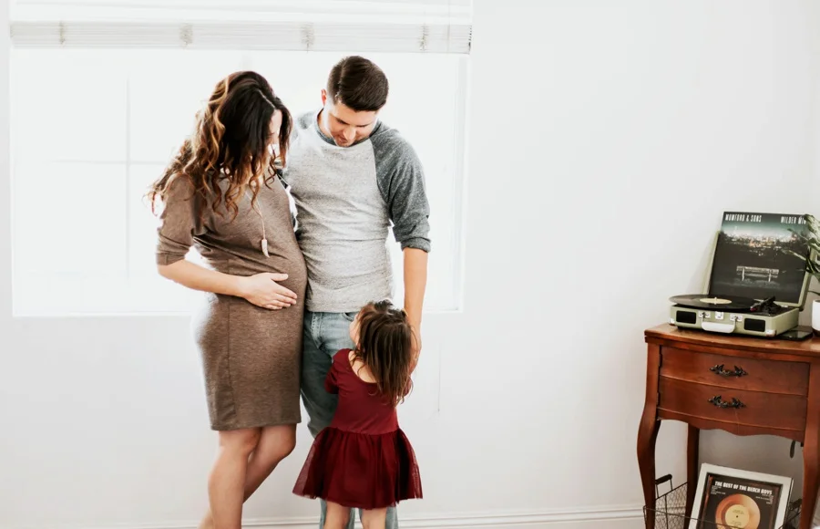 The Vargas Family // In Home Maternity Session- Kandis Marino Photography©