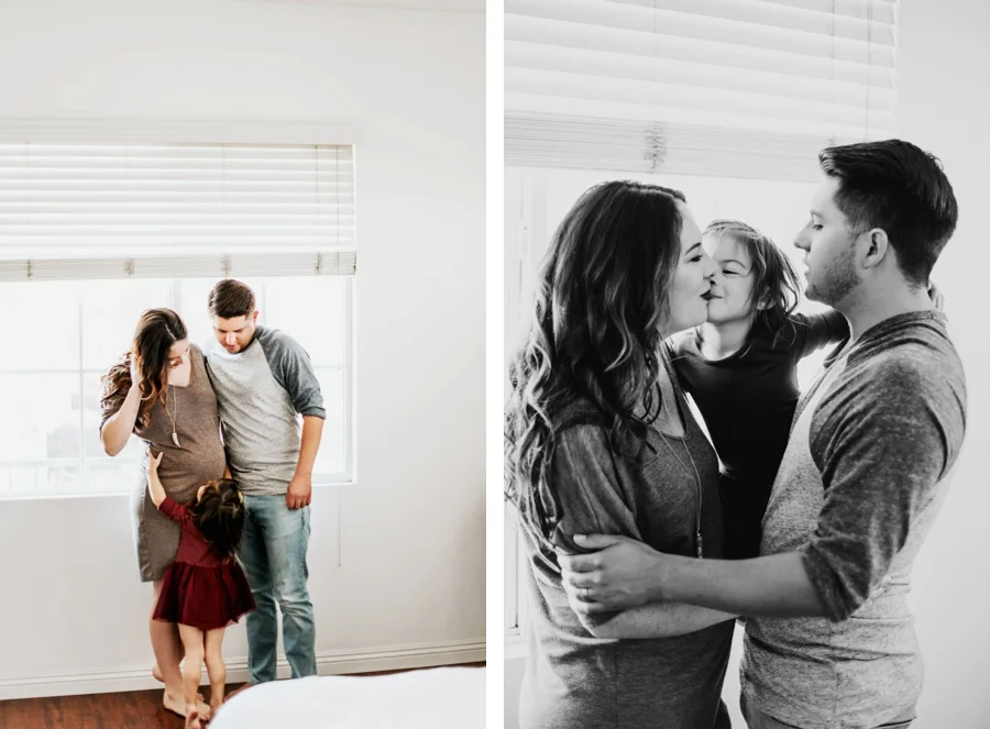 The Vargas Family // In Home Maternity Session- Kandis Marino Photography©