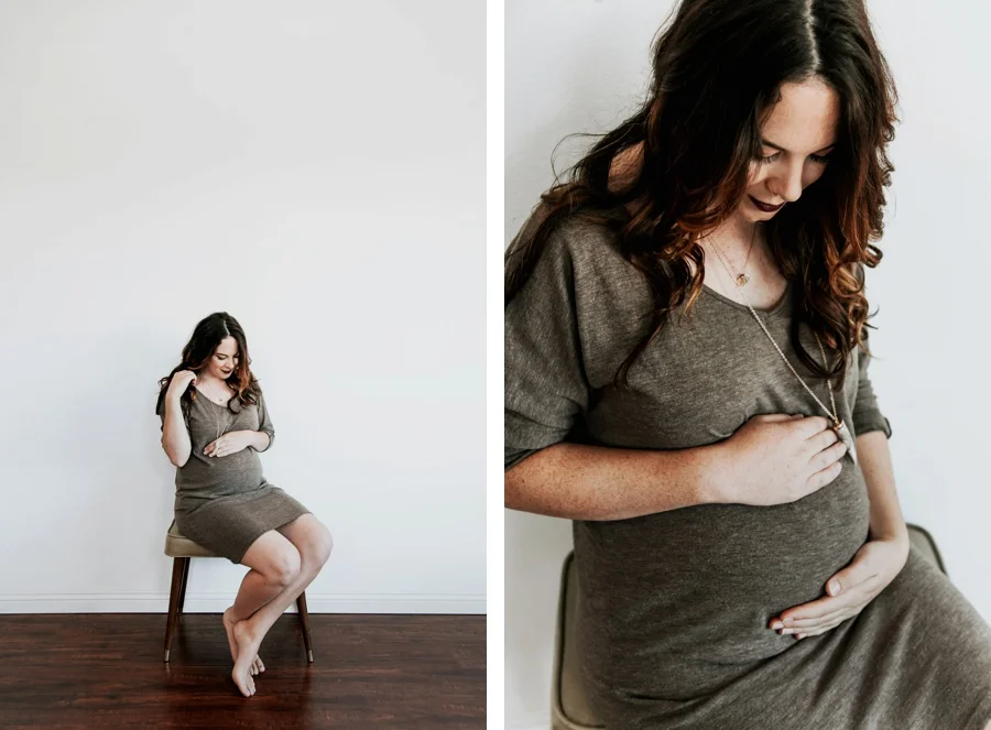 The Vargas Family // In Home Maternity Session- Kandis Marino Photography©