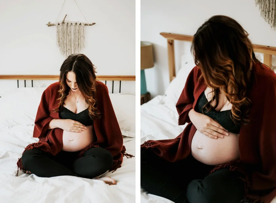 The Vargas Family // In Home Maternity Session- Kandis Marino Photography©