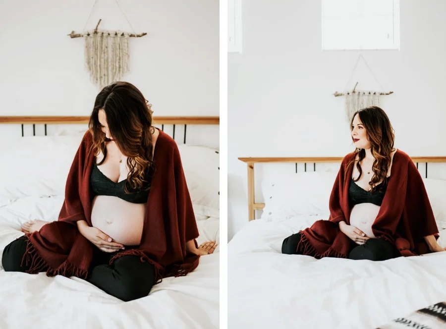 The Vargas Family // In Home Maternity Session- Kandis Marino Photography©