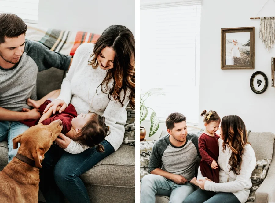 The Vargas Family // In Home Maternity Session- Kandis Marino Photography©