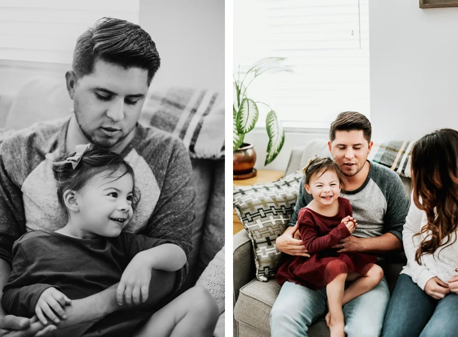 The Vargas Family // In Home Maternity Session- Kandis Marino Photography©