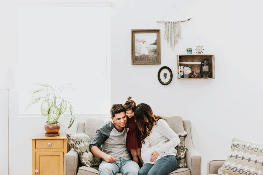 The Vargas Family // In Home Maternity Session- Kandis Marino Photography©