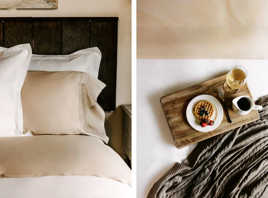 Boll & Branch Bedding // New Dune Color Sheet- Kandis Marino Photography©