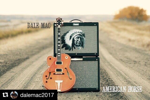 Next up: @dalemac2017  Fans of @thetragicallyhip and @tompettyofficial should check out his American Horse EP.  Its full of bluesy guitar licks and roots-infused hooks and lyrics.  Perfect tunes for driving down an empty grid road... #dalemac #blues 