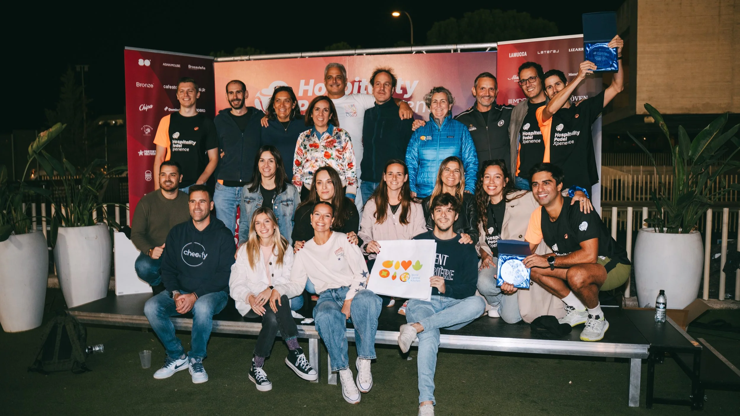 La comunidad Cheerfy en Hospitality Padel Xperience