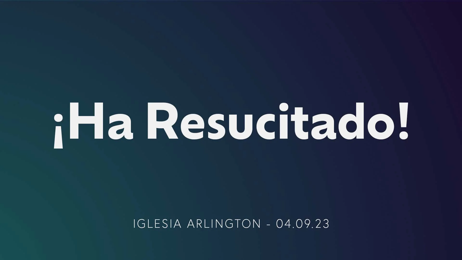 ¡Cristo ha Resucitado!