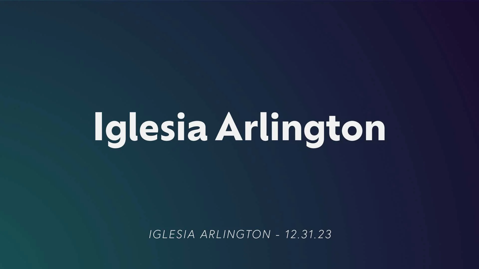 Iglesia Arlington