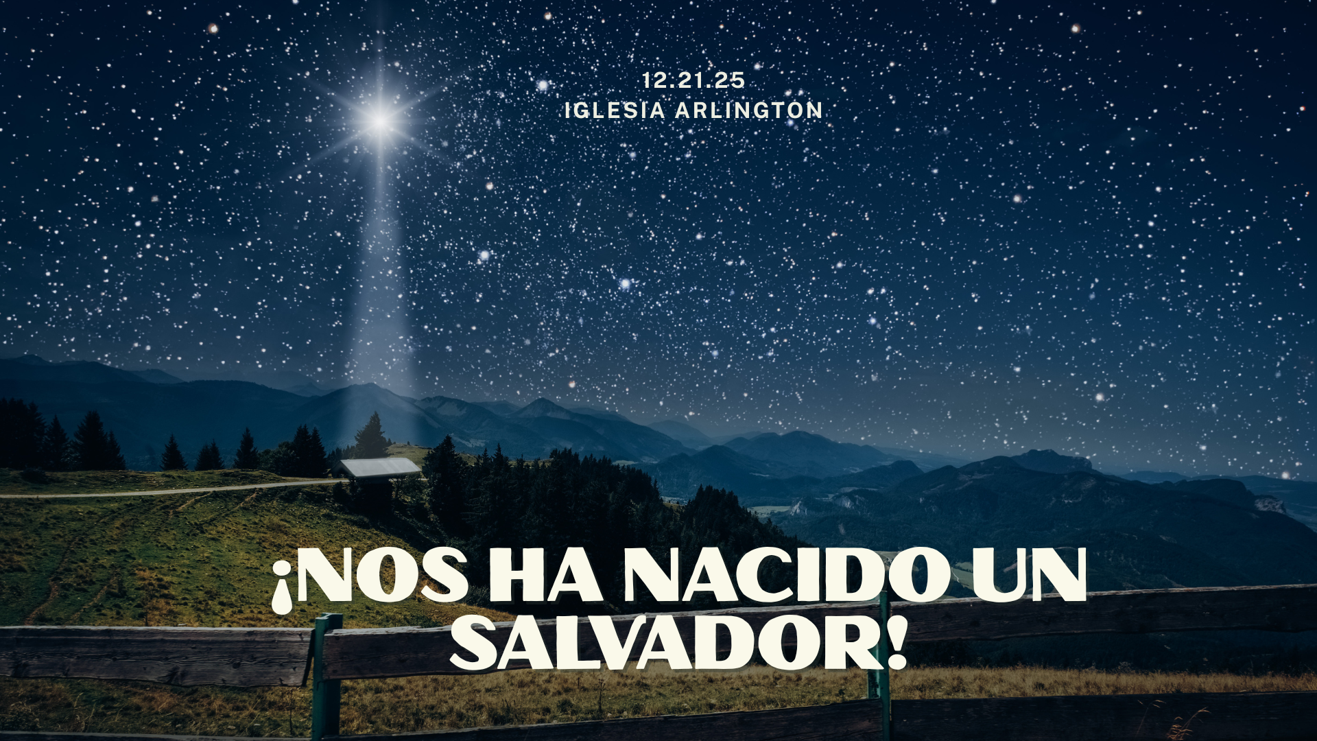 ¡Nos ha nacido un Salvador!