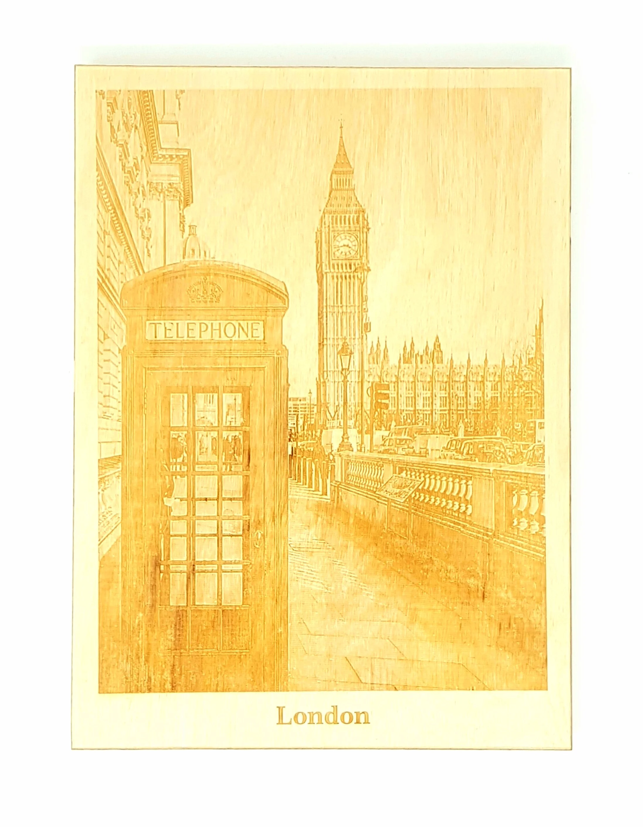 Laser Engraved London Wall Art — Sean Pollard Design