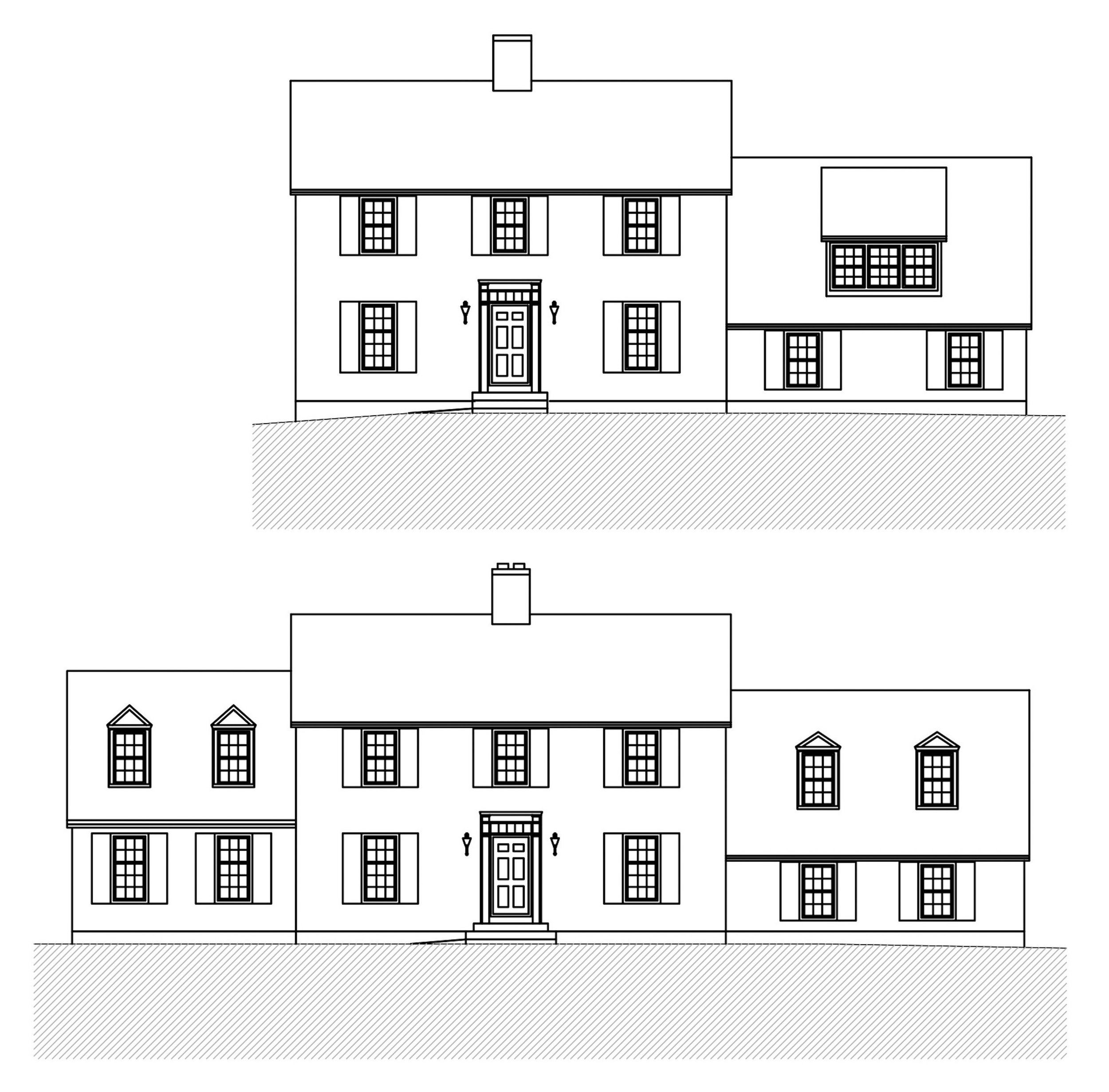 Existing | Proposed Front Elevation