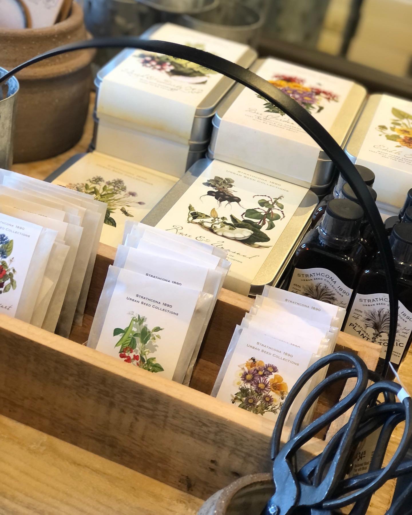 Sowing the seeds&hellip;. the loveliest grow kits and packets from @strathcona1890 are back in the shoppe for the season.