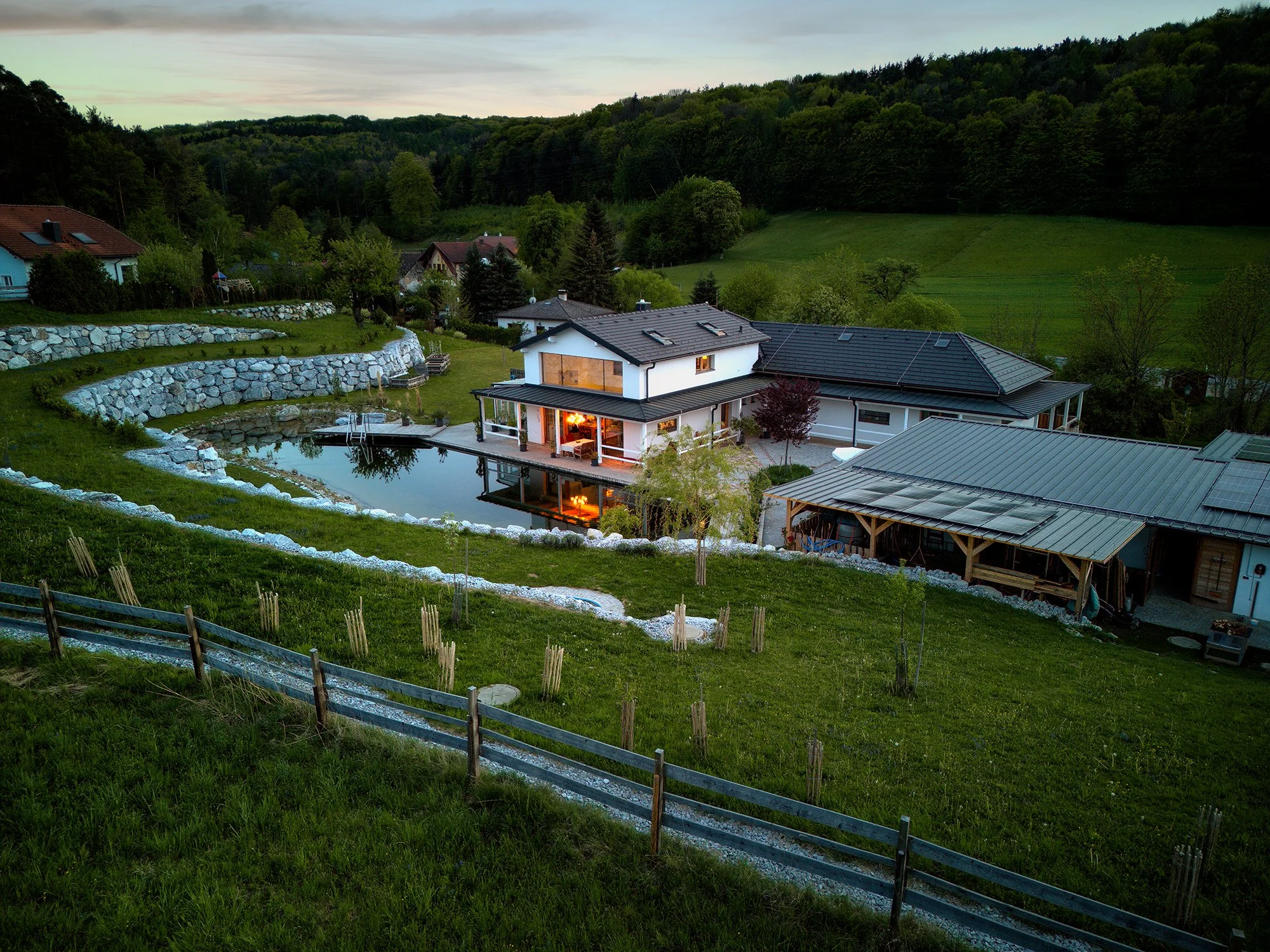 Werbefotografie und Businessfotografie für Bauunternehmen mit Drohne-Werbefotos mit Drohne-Architekturfotografie