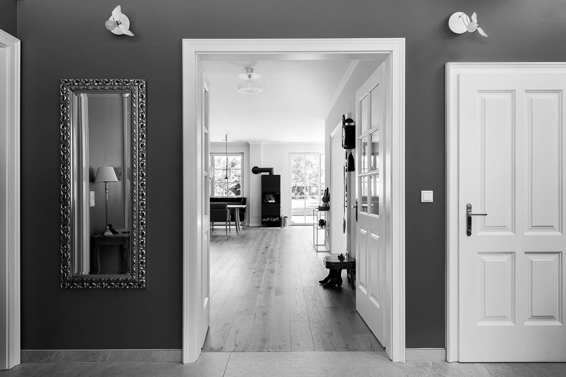 Schwarz Weiß Interiorfotos-Architekturfotograf Schwarz Weiss-Schwarz Weiss Fotograf