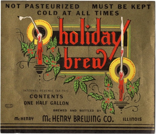 Old McHenry Brewing Bottle Label