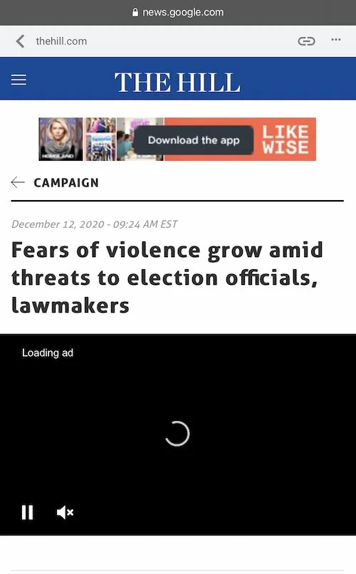 CLICK image to read at The Hill