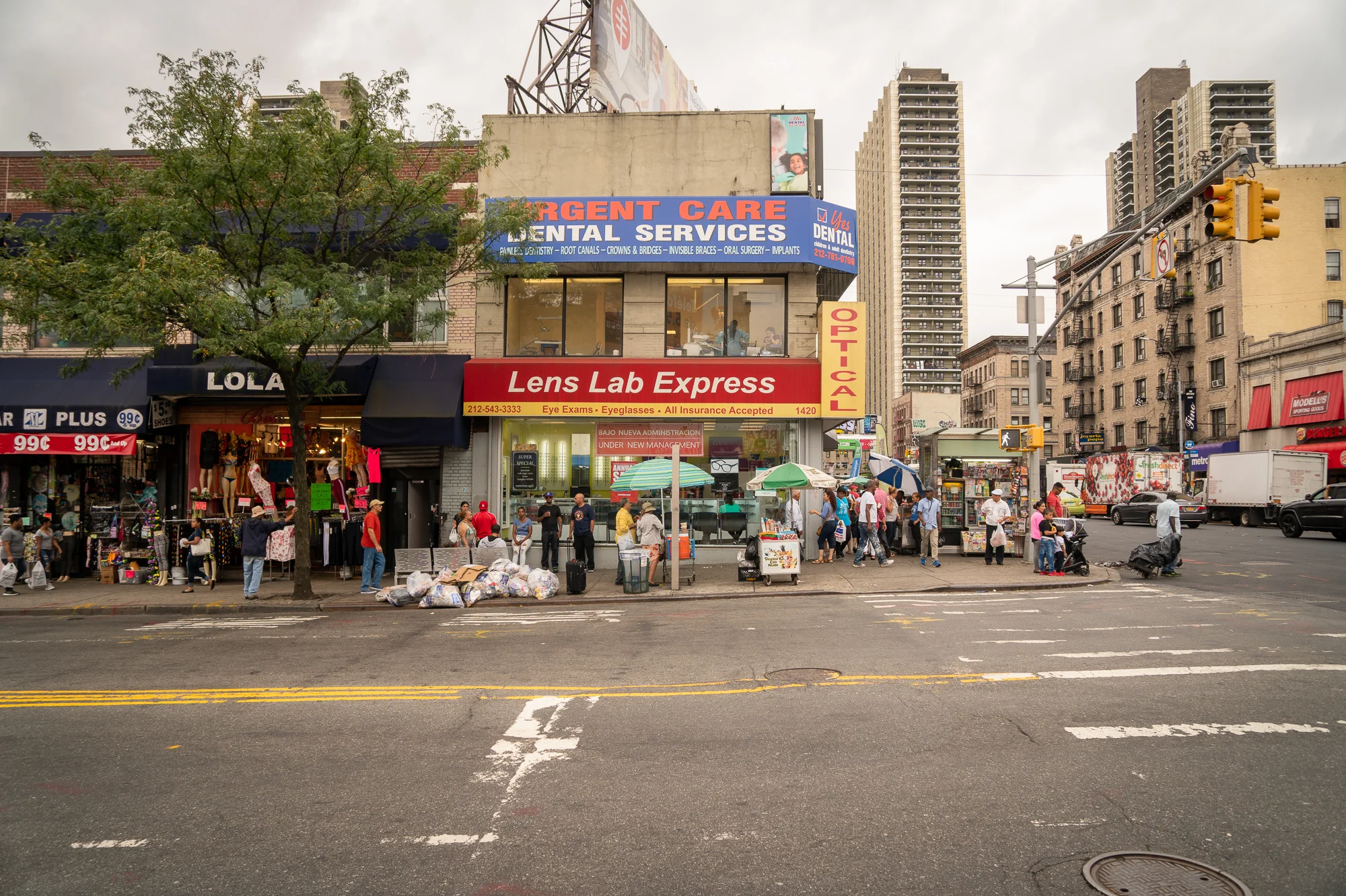 The corner of 181st Street and Broadway, where the Corner Project’s offices were located.