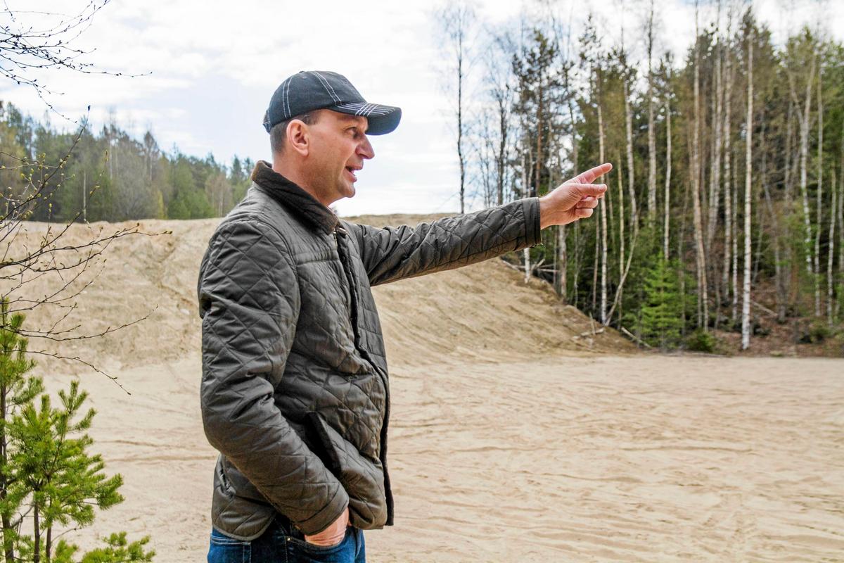 Stefan Östlund of Råsjö Kross AB. (Photo by Torbjörn Ingvarsson)