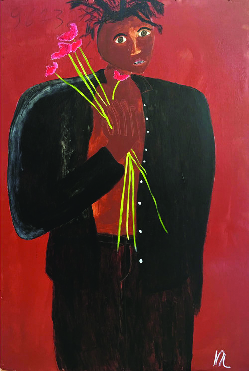 Marcus Leslie Singleton, DEATH HOLDING FLOWERS