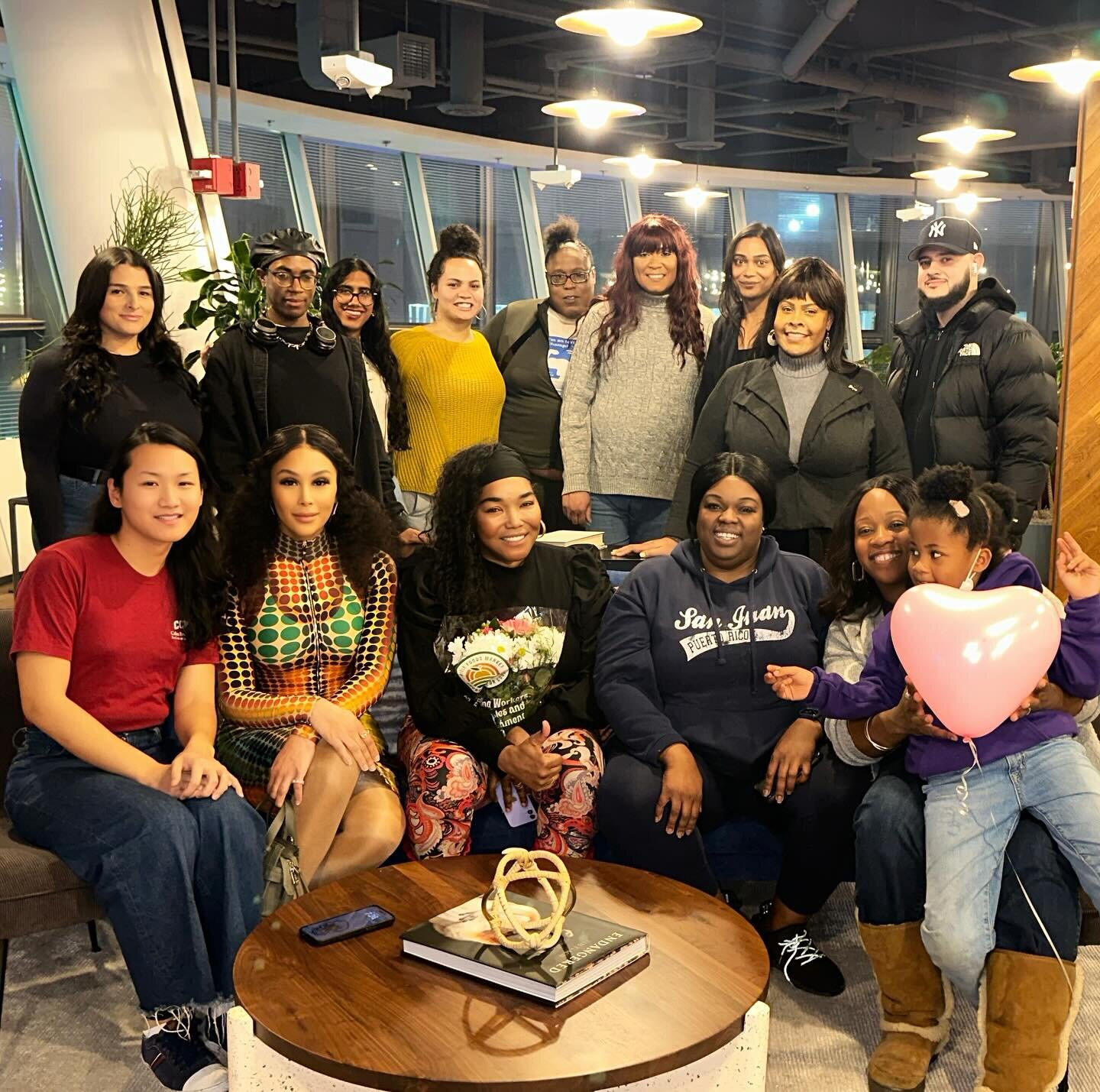 Tonight, the NYTAG team, the NYTAG Community Advisory Board, and our siblings from @loftlgbtq joined one another to celebrate and honor our Founder and Co Executive Director of Programs Birthday, Kiara St James. 

@kiarainthecity we honor you today a