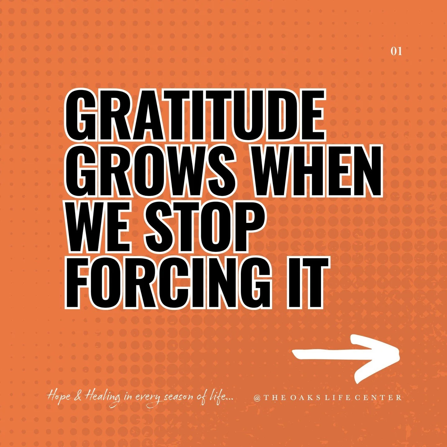 ✨ You don&rsquo;t have to chase gratitude.
 You can simply allow it to arrive, in its own time and shape.
 Healing makes room for every feeling &mdash; even the quiet ones. 

#GentleGratitude #EmotionalWellness #AuthenticHealing #TheOaksLifeCenter #C