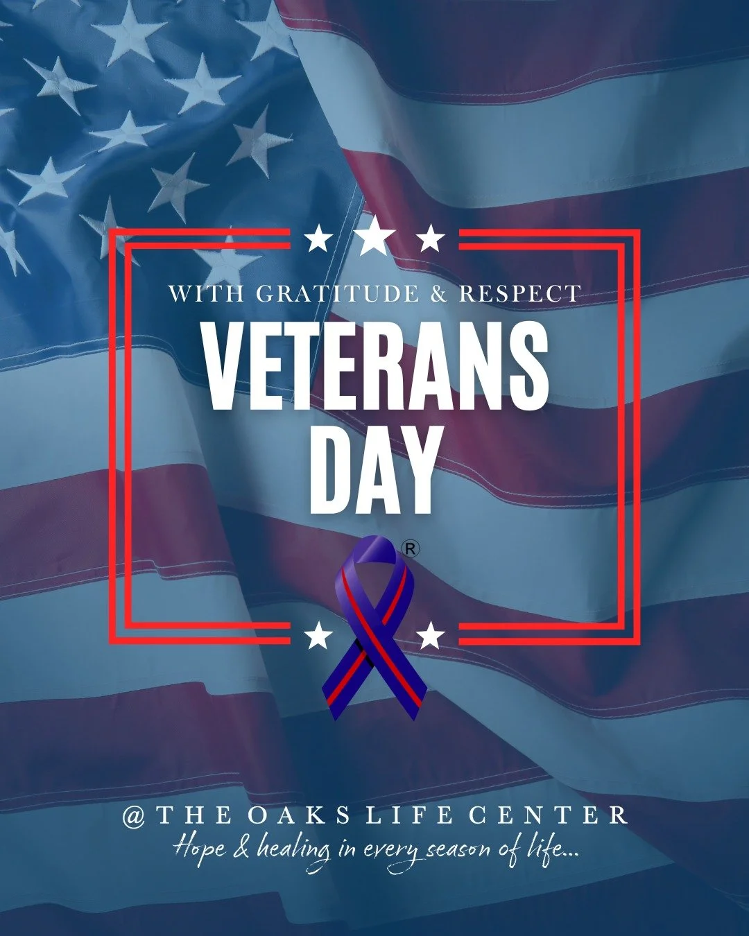 Today, we pause in gratitude.
To those who have served &mdash; and to the families, friends, and caregivers who support them &mdash; we see you.
Your courage, sacrifice, and humanity remind us that healing and service often walk hand in hand.

May th