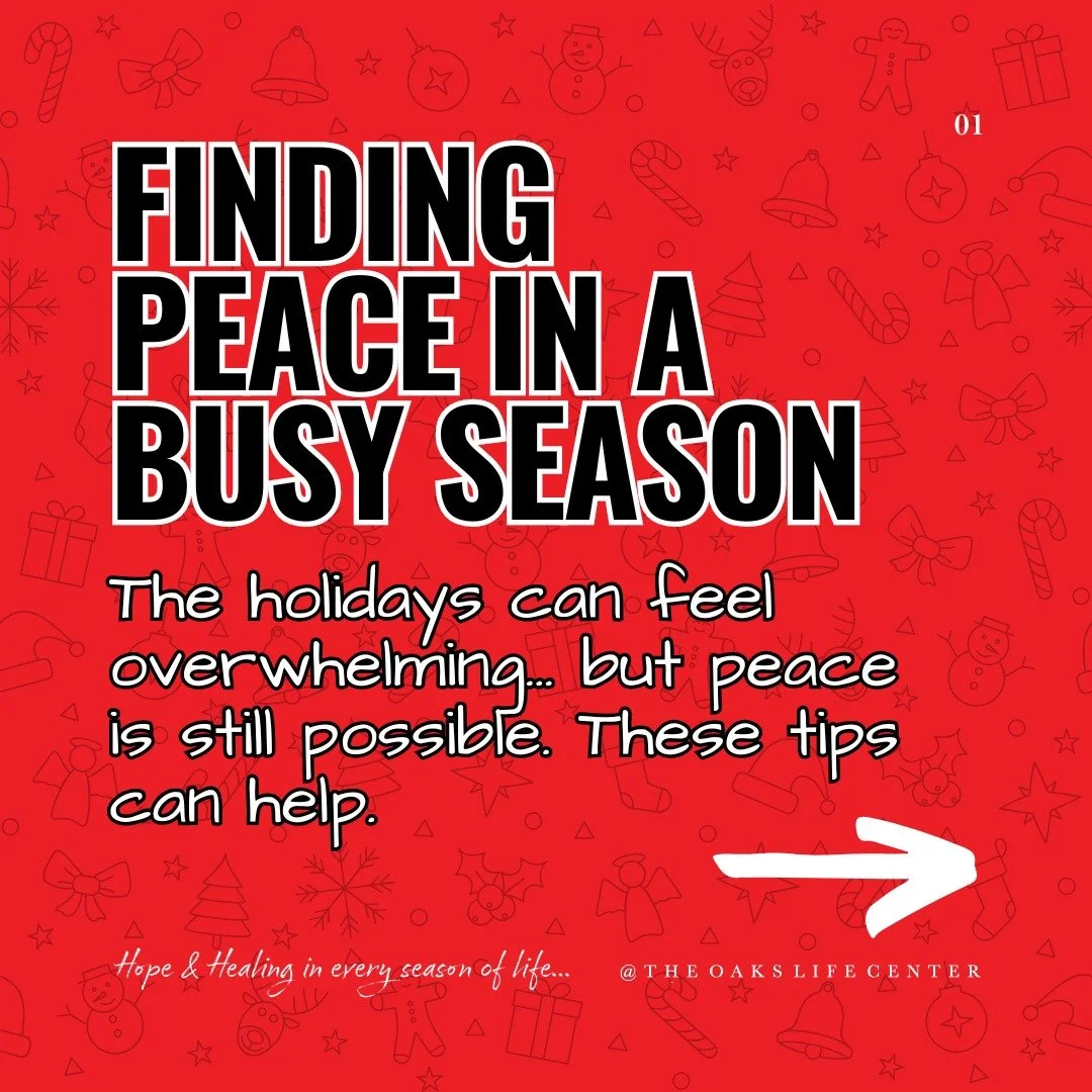 Peace doesn&rsquo;t usually show up by accident &mdash; it grows through intentional choices.

If you&rsquo;re feeling stretched thin this season, you&rsquo;re not alone. ❤️🎄

Which tip do you want to carry with you this week? 

#holidayseason #ment