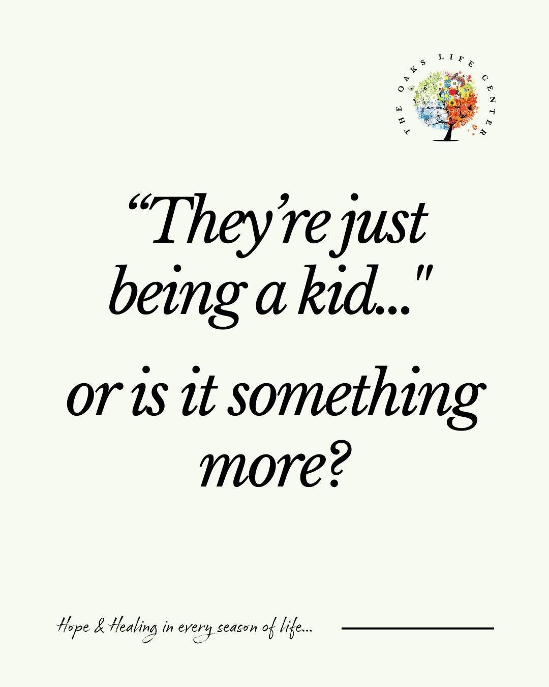 5 Signs Your Child is Struggling... Sometimes "bad behavior" is actually a distress signal. 🚩 In the high-pressure world of school and sports in school today, it&rsquo;s easy for kids to feel overwhelmed. 

Swipe through to see the common 