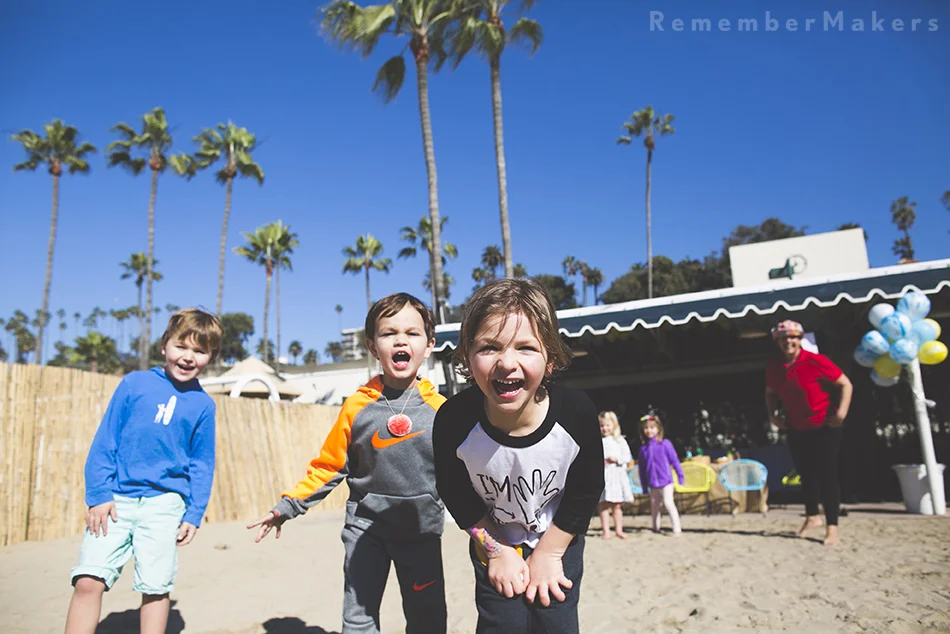 Jonathan Club Beach Celebration | Birthday Party Photography Santa Monica