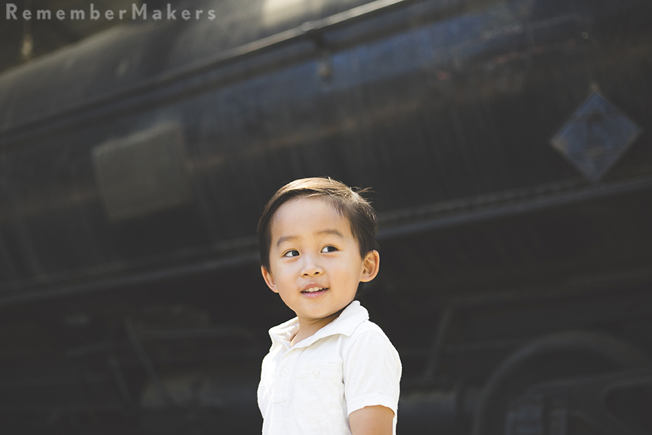 Travel Town and Three | Kids Birthday Party Photography Los Angeles