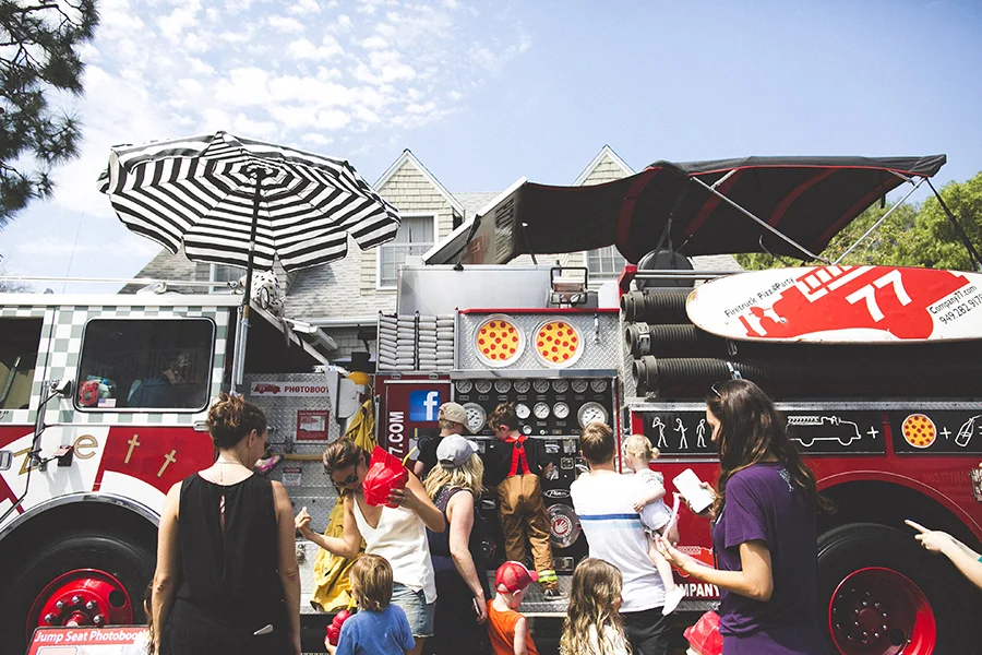 Asher and the Fire Truck | 5th Birthday Party Photography Manhattan Beach