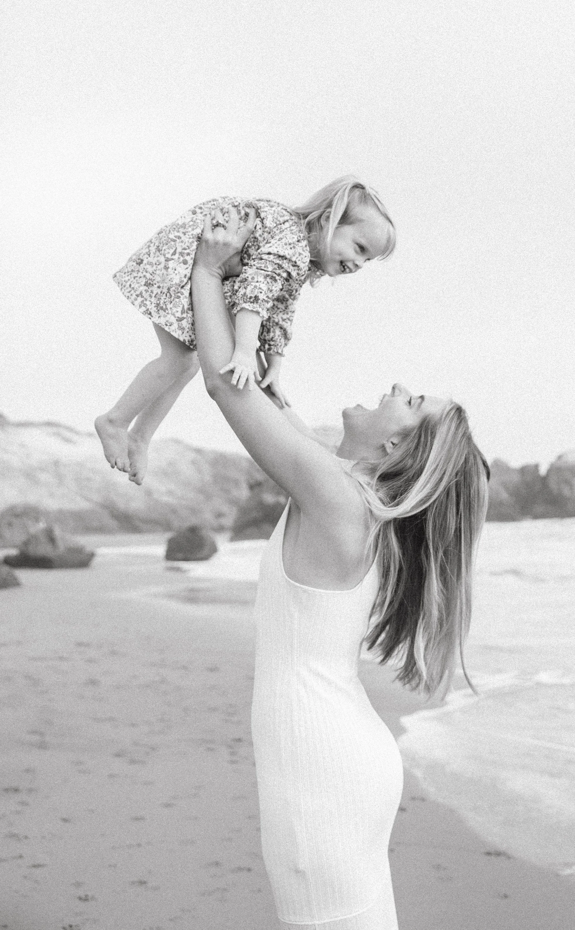 family photos LA malibu beach