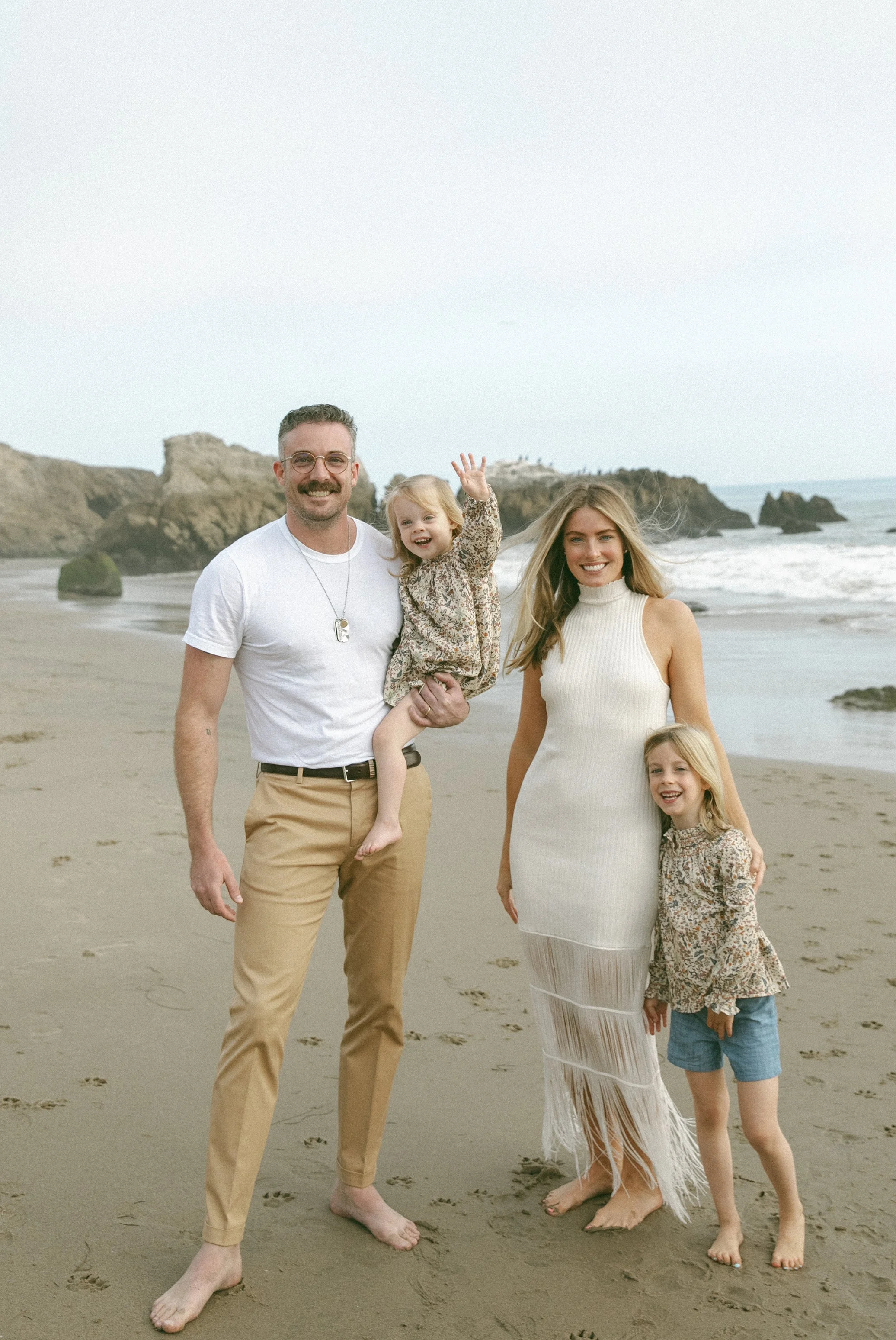 family photography at the beach malibu santa monica los angeles