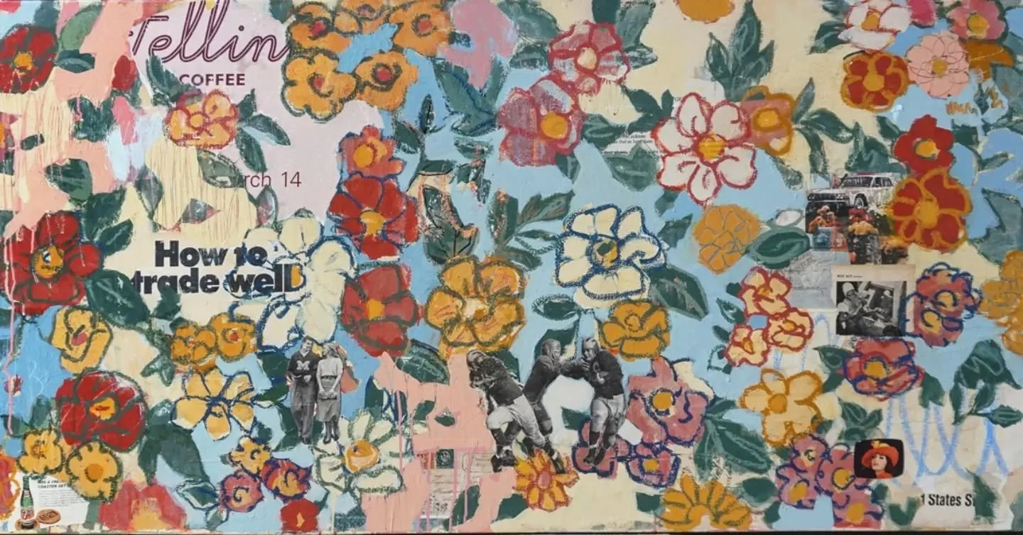 Tradewell - 30 x 60 - Mixed on Canvas