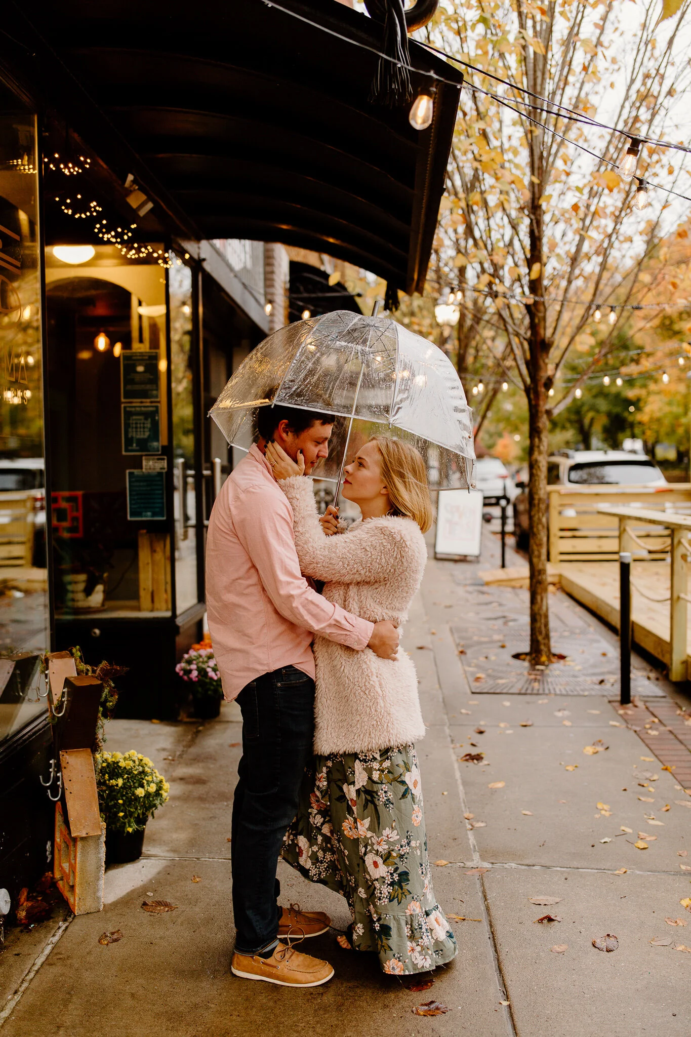downtown Fayetteville engagement photos