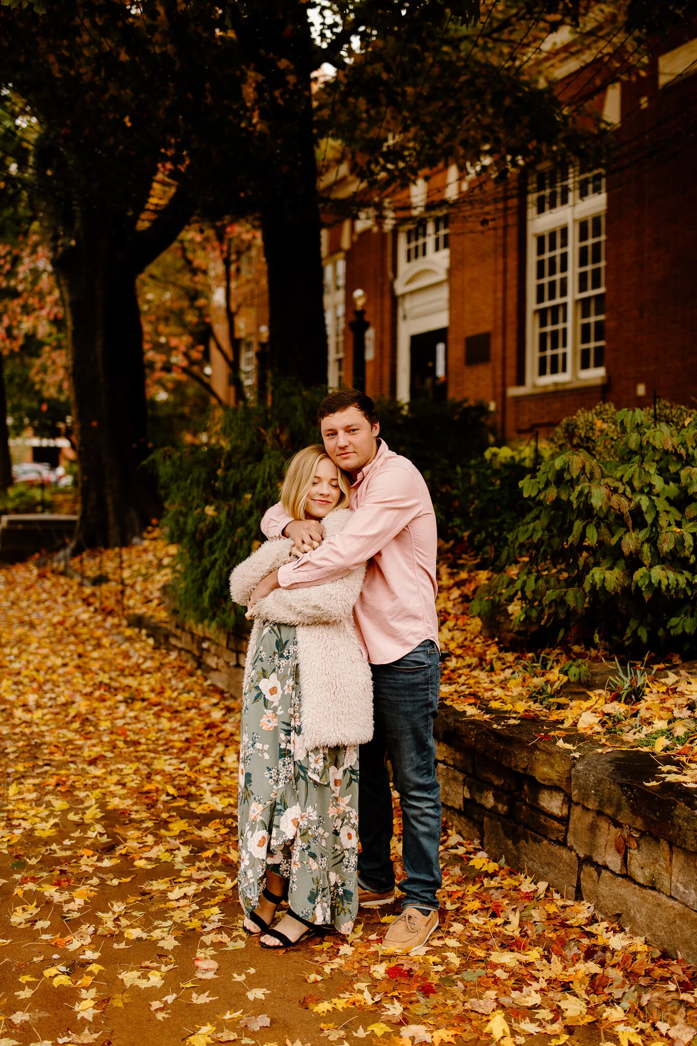 downtown Fayetteville engagement photos