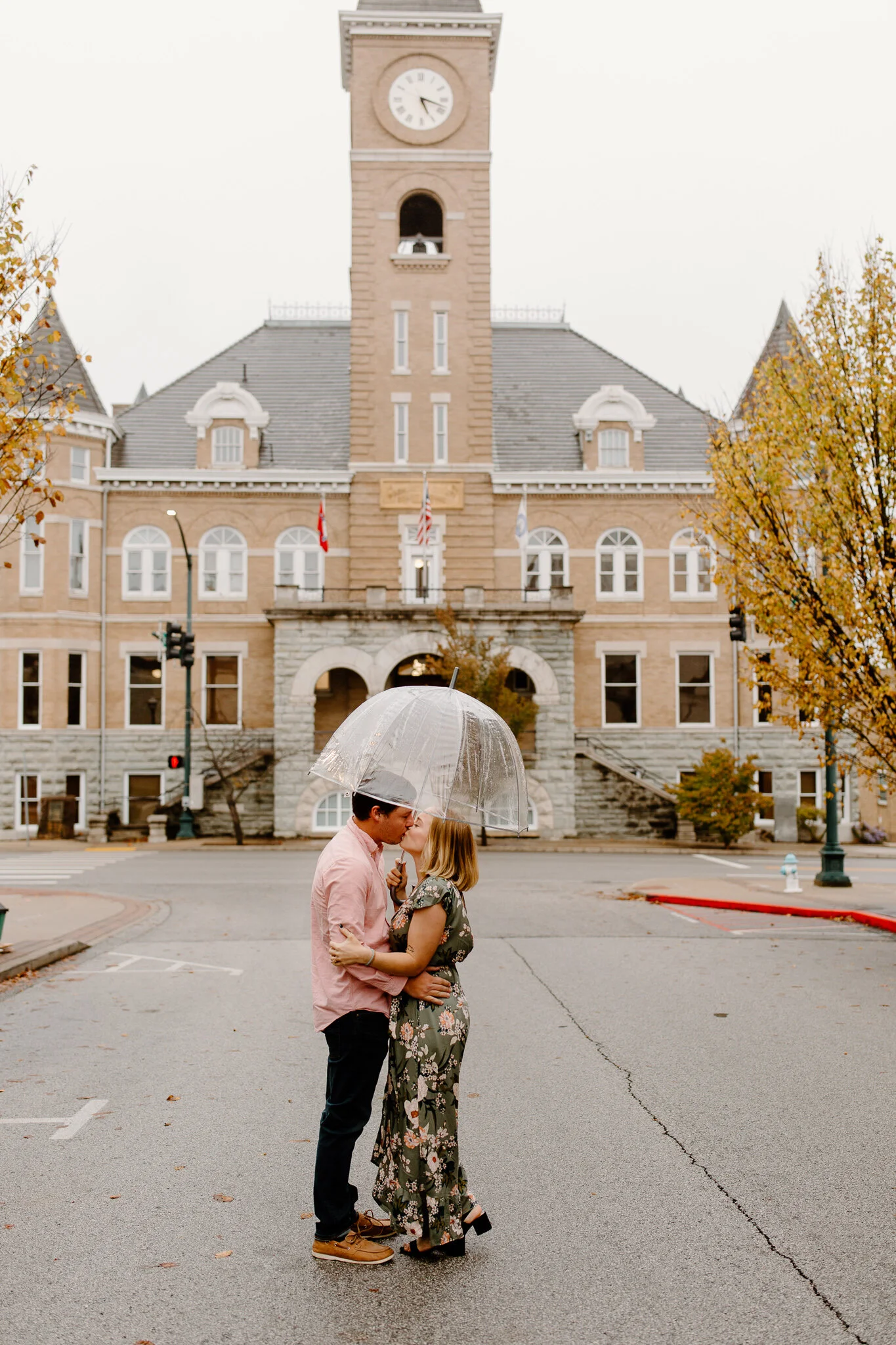 downtown Fayetteville engagement photos