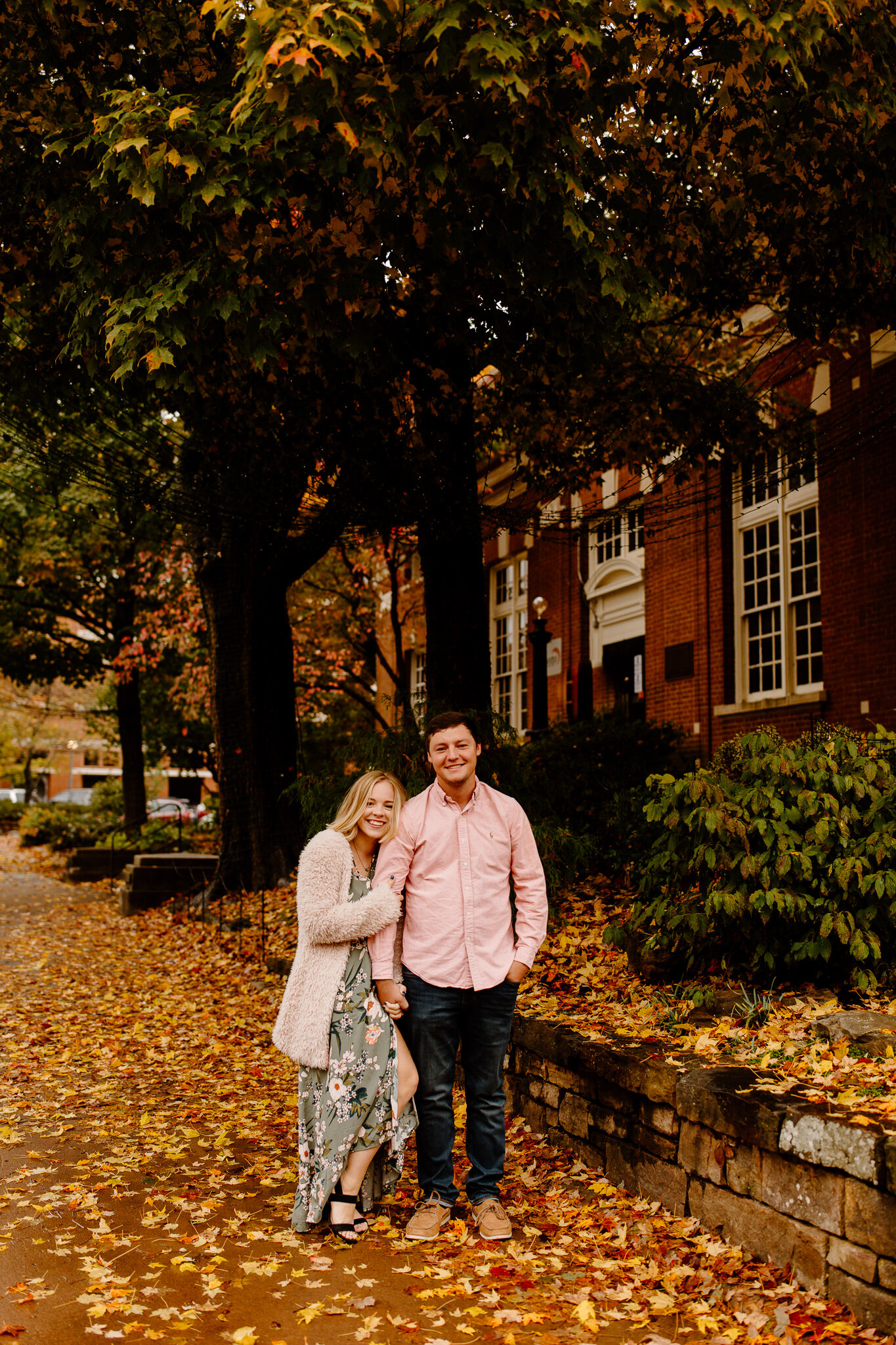 downtown Fayetteville engagement photos