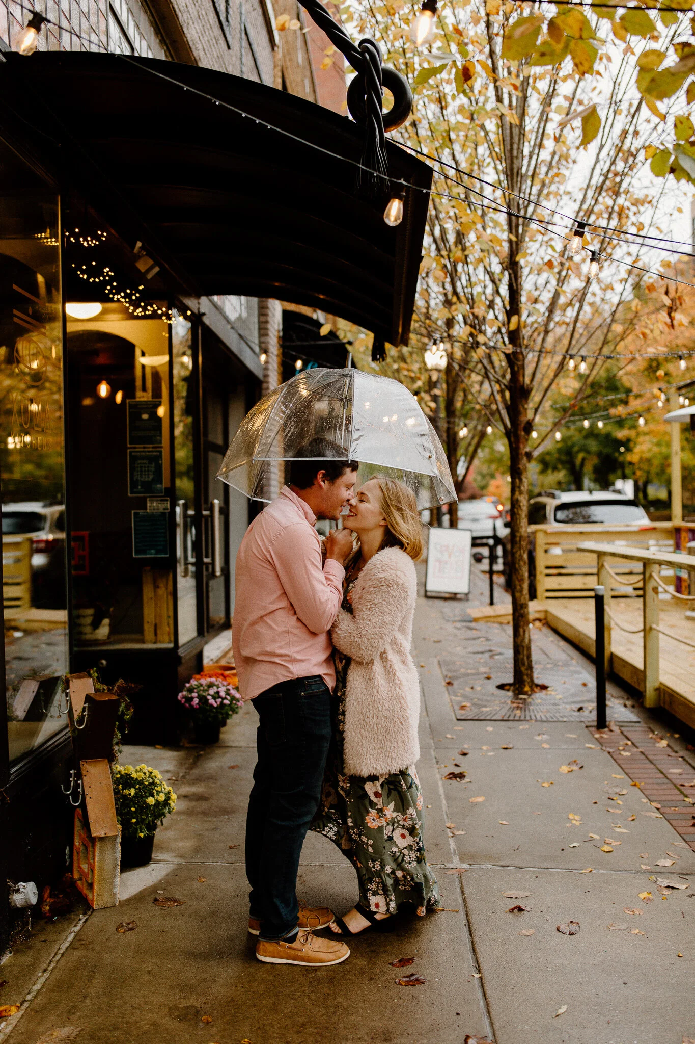 downtown Fayetteville engagement photos