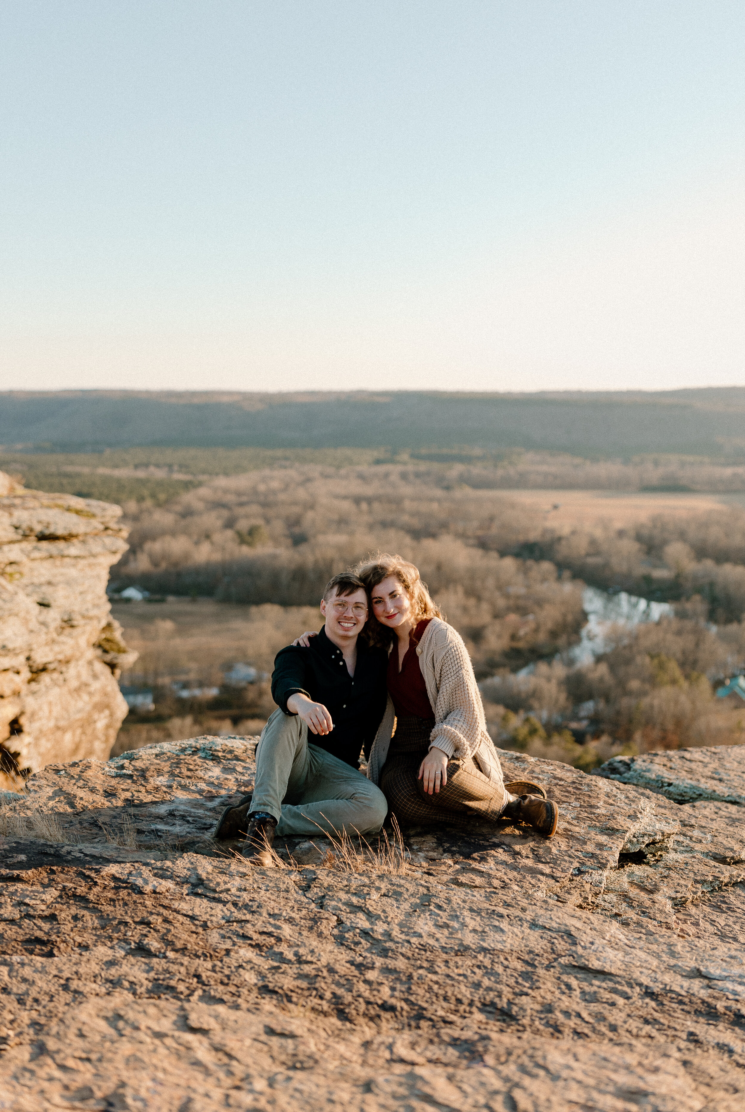 heber springs engagement photos