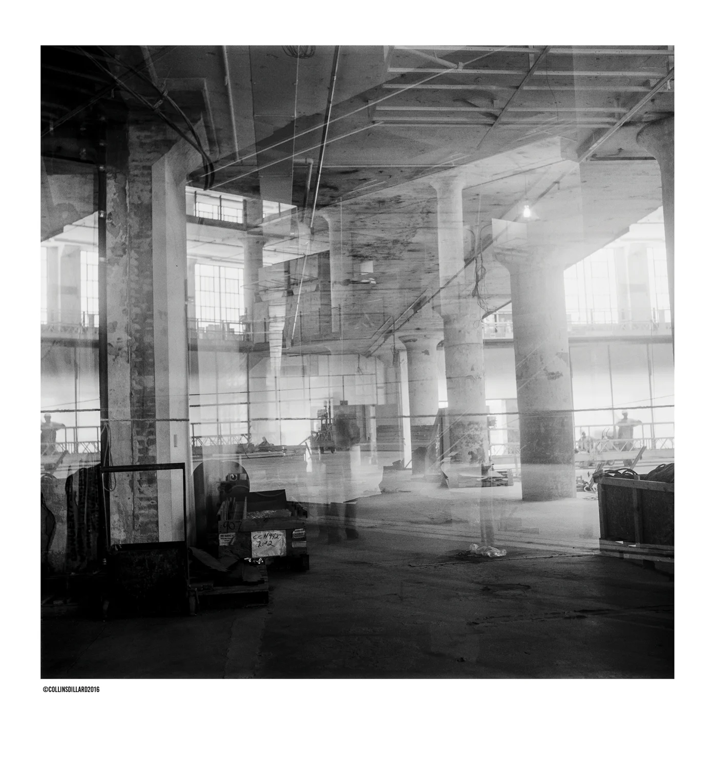  Other worldly: You can see here how large the columns are throughout the building. The columns are as sound as they were the day they were built. 