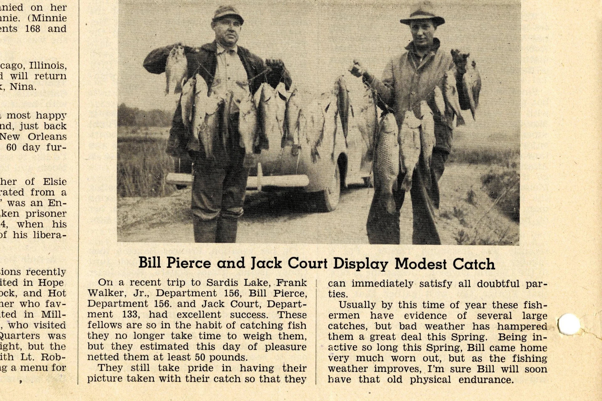 Page 10 of the First Issue of The Conveyor, June 19th, 1945