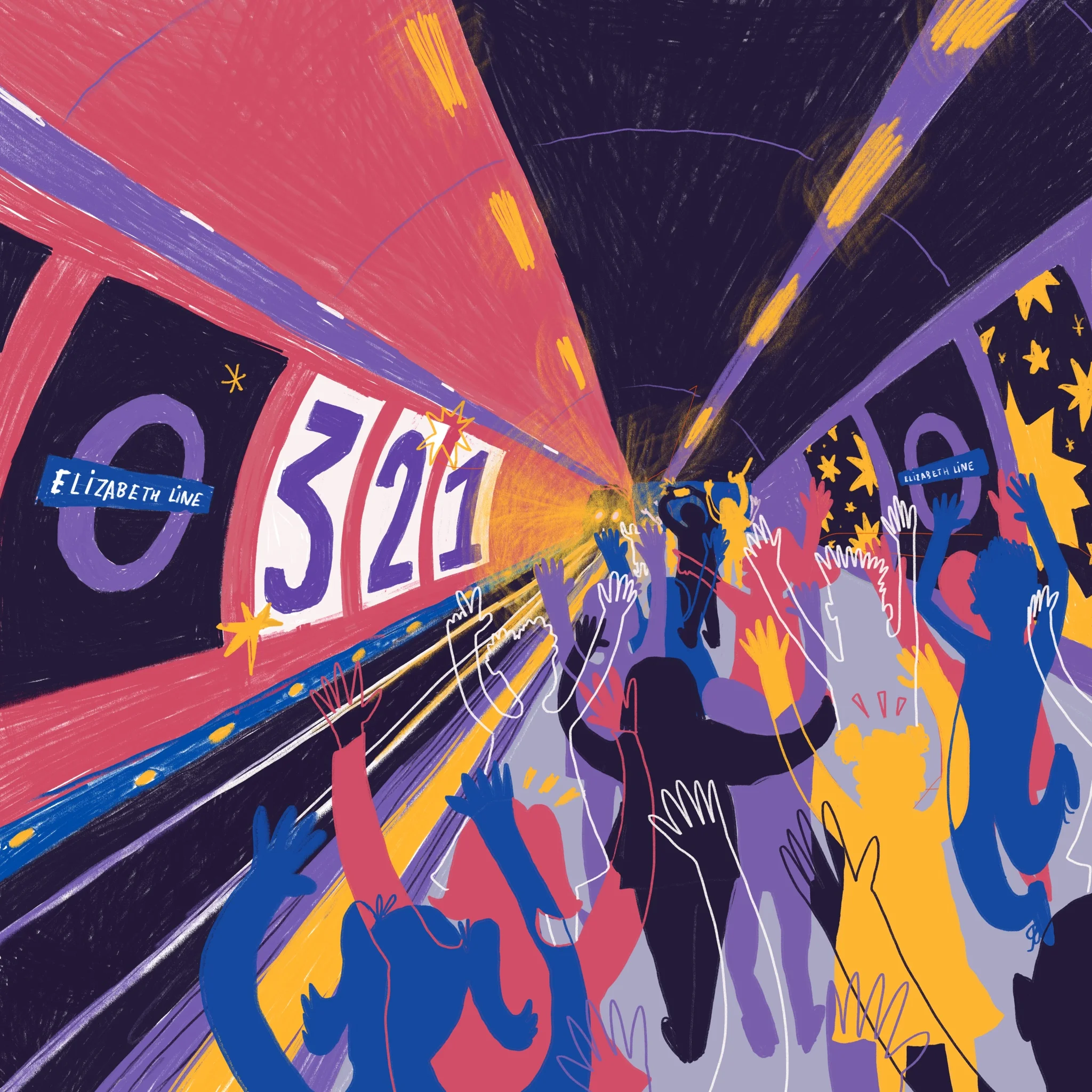 winning competition entry to generate excitement for the launch of the elizabeth line
