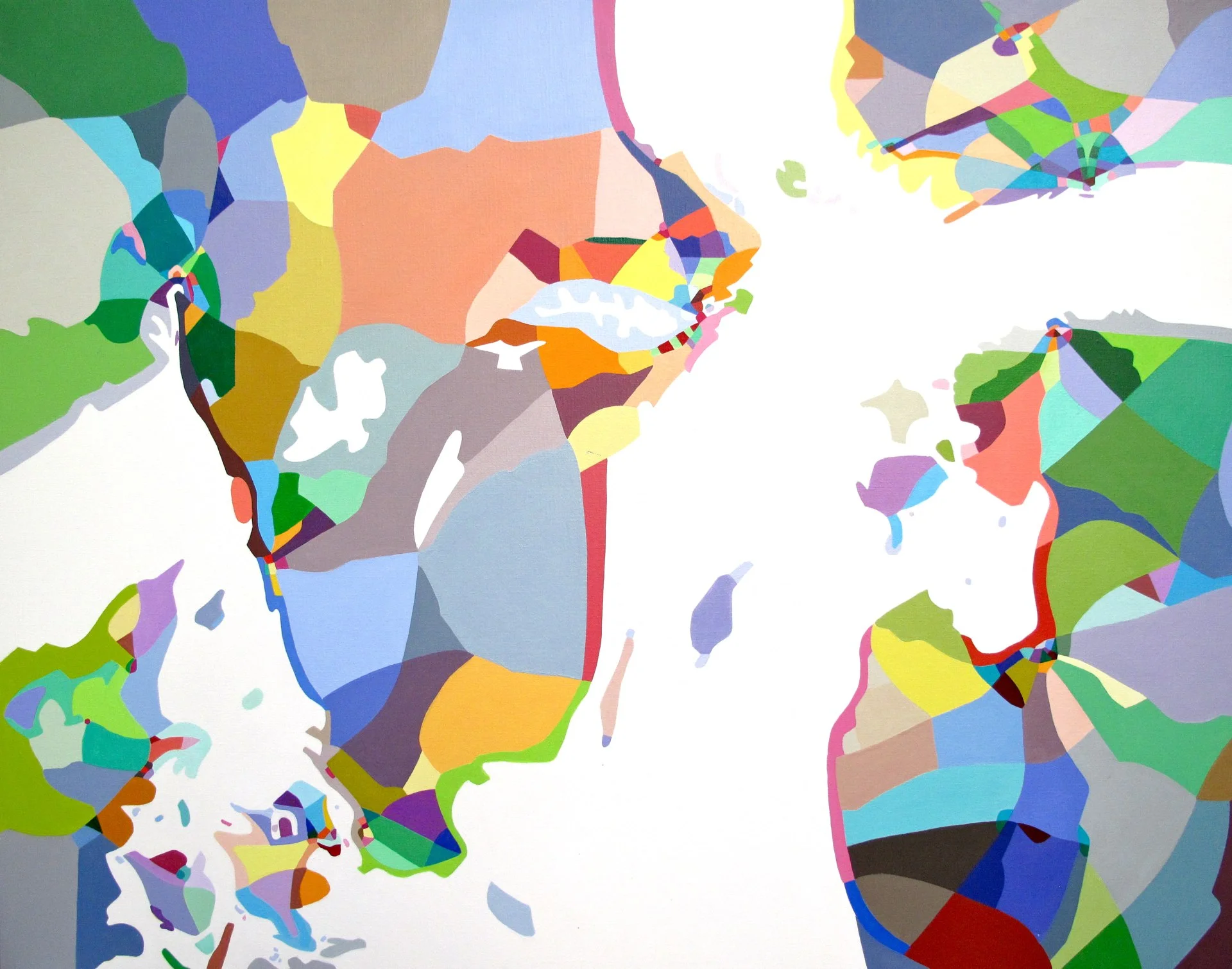 NORDICS, 200 x 150cm, Acrylic on linen