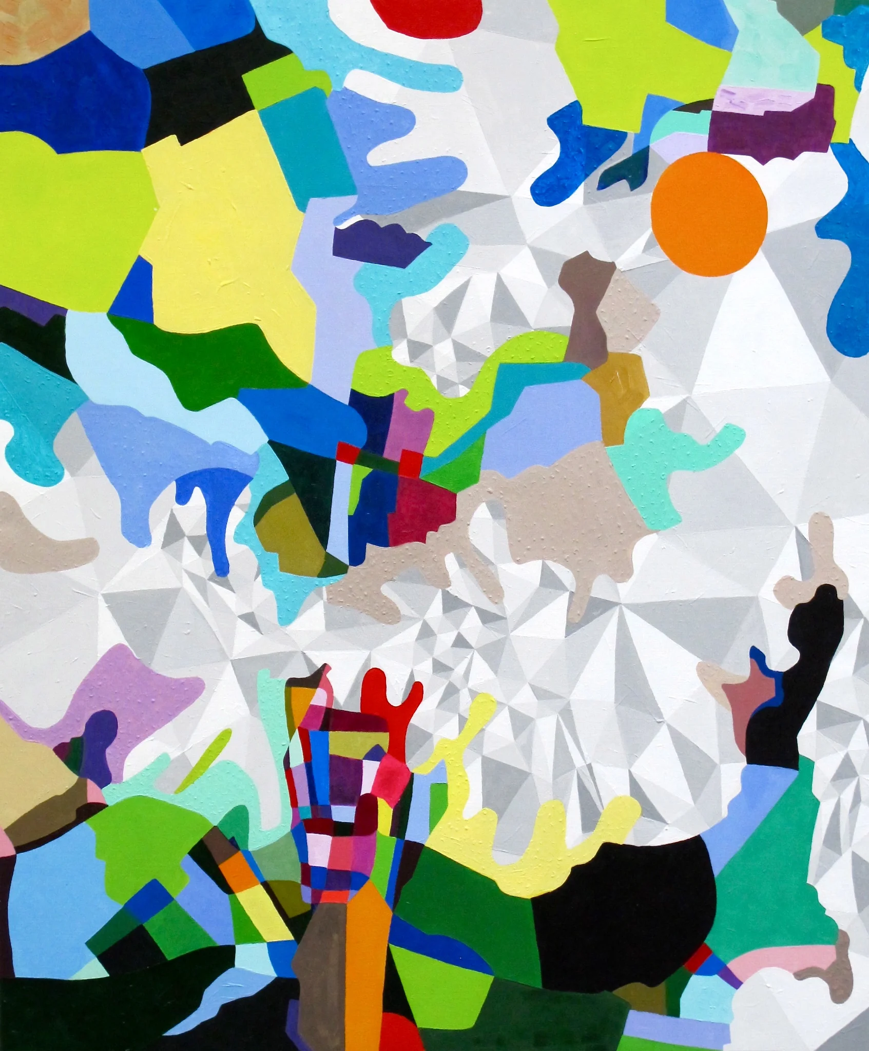 SYDNEY, 112 x 91cm, Acrylic on linen