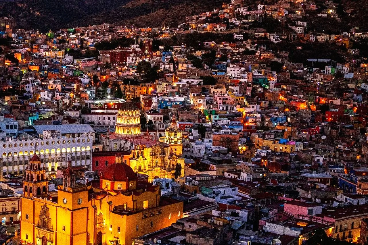 When a night comes in Guanajuato,  Mexico  2019