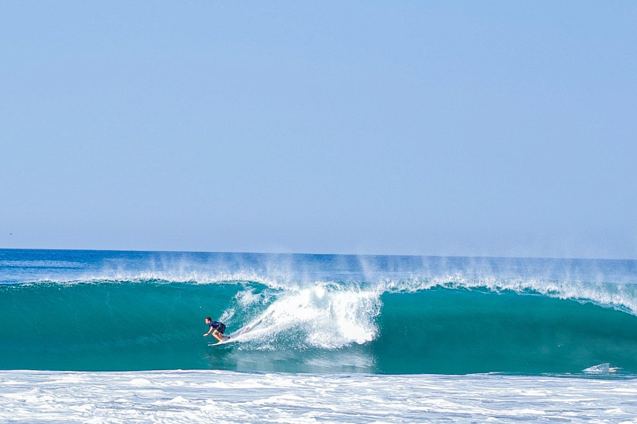 Zicatela Beach in Puerto Escondido,  Oaxaca, Mexico 2019