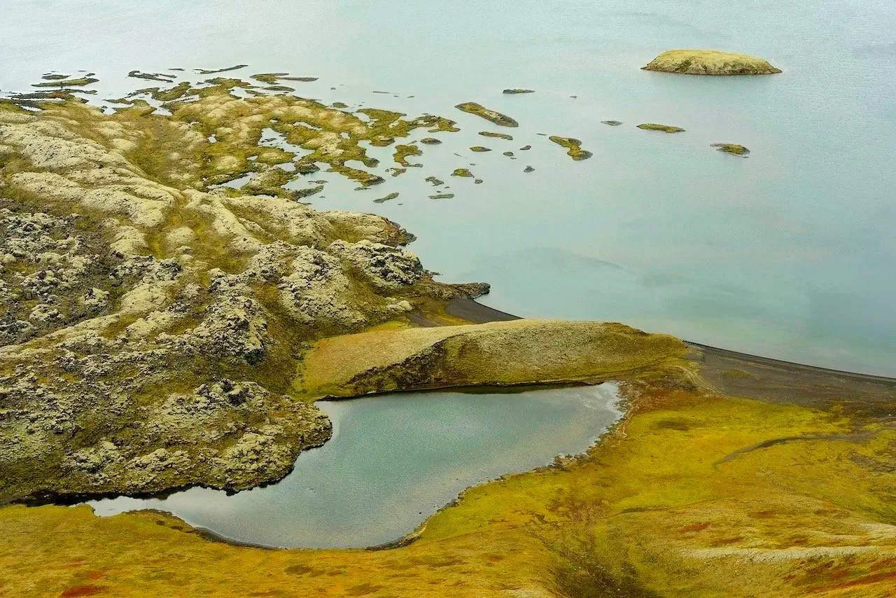 near a lake in Landmannalaugar, Iceland 2018