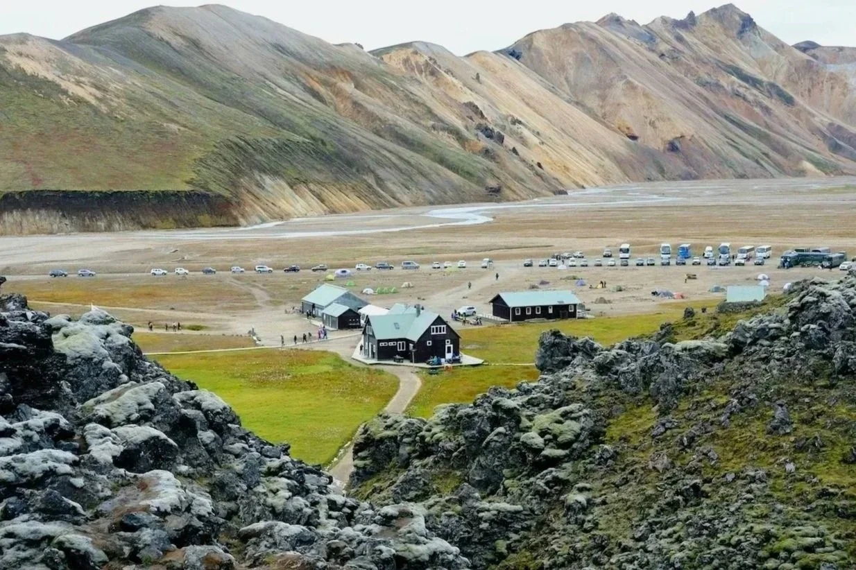 Base camp in Landmannalaugar, Iceland 2018
